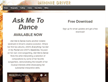 Tablet Screenshot of minniedriver.com